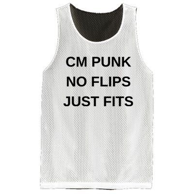 Cm Punk No Flips Just Fits Mesh Reversible Basketball Jersey Tank