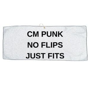 Cm Punk No Flips Just Fits Large Microfiber Waffle Golf Towel