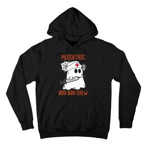 Cute Pediatric Nurse Halloween Ghost RN Boo Boo Crew Hoodie