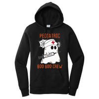 Cute Pediatric Nurse Halloween Ghost RN Boo Boo Crew Women's Pullover Hoodie