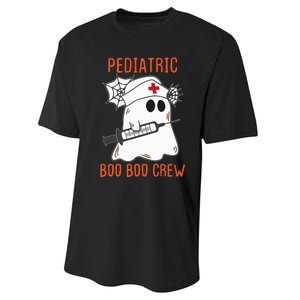 Cute Pediatric Nurse Halloween Ghost RN Boo Boo Crew Performance Sprint T-Shirt