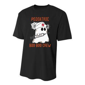 Cute Pediatric Nurse Halloween Ghost RN Boo Boo Crew Youth Performance Sprint T-Shirt