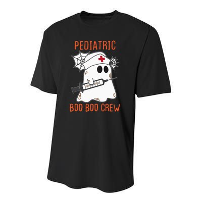 Cute Pediatric Nurse Halloween Ghost RN Boo Boo Crew Youth Performance Sprint T-Shirt