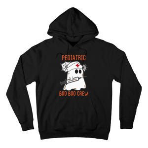 Cute Pediatric Nurse Halloween Ghost RN Boo Boo Crew Tall Hoodie