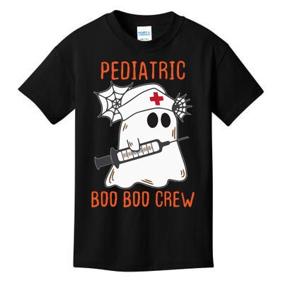 Cute Pediatric Nurse Halloween Ghost RN Boo Boo Crew Kids T-Shirt