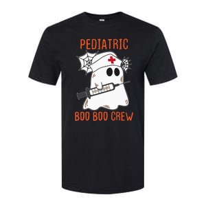 Cute Pediatric Nurse Halloween Ghost RN Boo Boo Crew Softstyle CVC T-Shirt