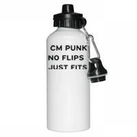 Cm Punk No Flips Just Fits Aluminum Water Bottle