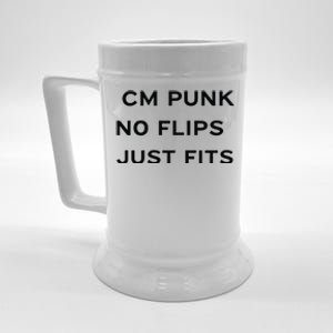 Cm Punk No Flips Just Fits Beer Stein