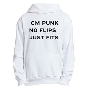 Cm Punk No Flips Just Fits Urban Pullover Hoodie