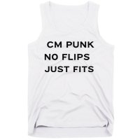 Cm Punk No Flips Just Fits Tank Top