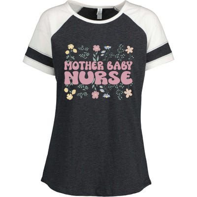 Cute Postpartum Nursing For A Groovy Motherbaby Nurse Enza Ladies Jersey Colorblock Tee