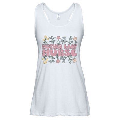 Cute Postpartum Nursing For A Groovy Motherbaby Nurse Ladies Essential Flowy Tank