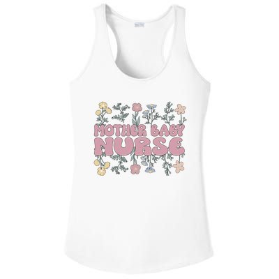 Cute Postpartum Nursing For A Groovy Motherbaby Nurse Ladies PosiCharge Competitor Racerback Tank