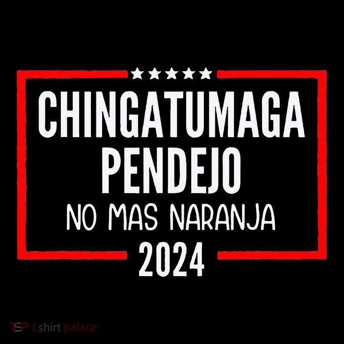 Chingatumaga Pendejo No Mas Naranja 2024 Funny Anti Trump Baby Bodysuit