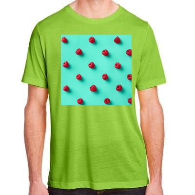 Colorful pattern of raspberries Adult ChromaSoft Performance T-Shirt