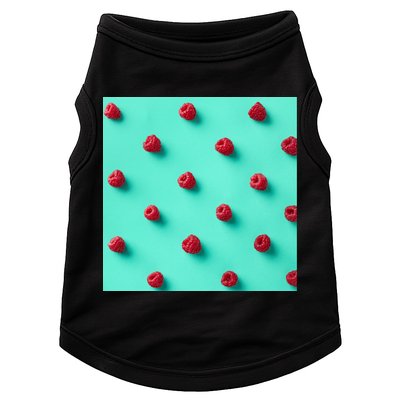 Colorful pattern of raspberries Doggie Tank