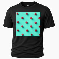 Colorful pattern of raspberries Performance Shirt