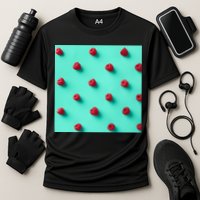 Colorful pattern of raspberries Performance Shirt