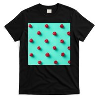 Colorful pattern of raspberries T-Shirt