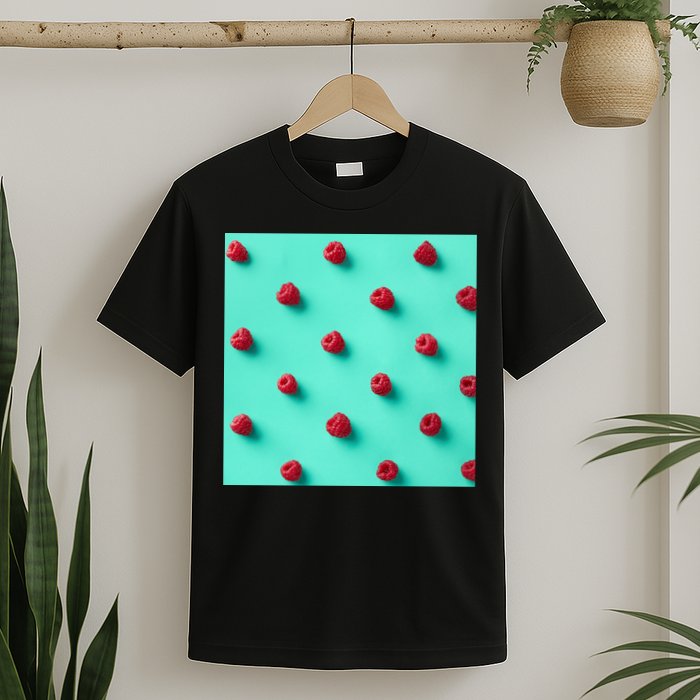 Colorful pattern of raspberries T-Shirt