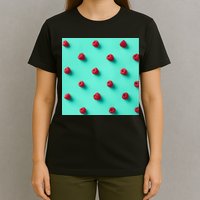 Colorful pattern of raspberries T-Shirt