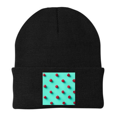 Colorful pattern of raspberries Beanie