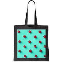 Colorful pattern of raspberries Bag