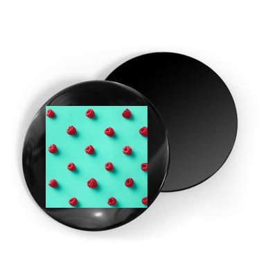 Colorful pattern of raspberries Magnet