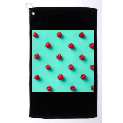 Colorful pattern of raspberries Golf Towel