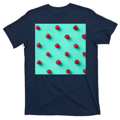 Colorful pattern of raspberries T-Shirt