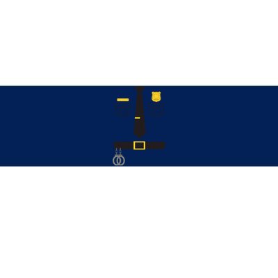 Cool Police Officer Costume For Cop Policeman Bumper Sticker