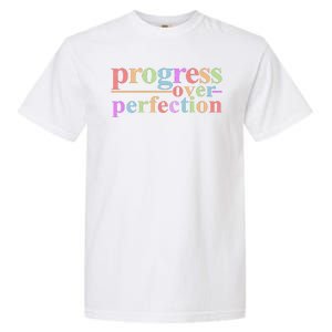 Colorful Progress Over Perfection Garment-Dyed Heavyweight T-Shirt