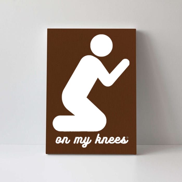 Christian Pray On My Knees Prayer Faith Canvas