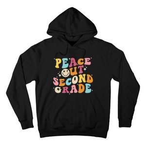 Cute Peace Out Second Grade Funny Last Day Of School Hoodie