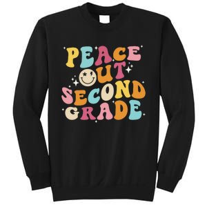 Cute Peace Out Second Grade Funny Last Day Of School Sweatshirt