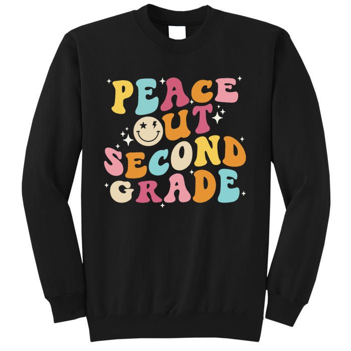 Cute Peace Out Second Grade Funny Last Day Of School Sweatshirt