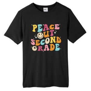 Cute Peace Out Second Grade Funny Last Day Of School Tall Fusion ChromaSoft Performance T-Shirt