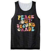 Cute Peace Out Second Grade Funny Last Day Of School Mesh Reversible Basketball Jersey Tank