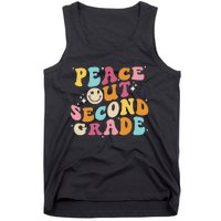 Cute Peace Out Second Grade Funny Last Day Of School Tank Top