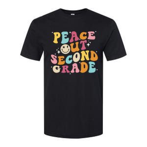 Cute Peace Out Second Grade Funny Last Day Of School Softstyle CVC T-Shirt