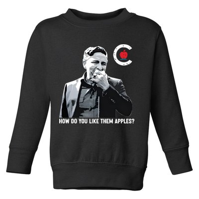 Conservative Party Of Canada How Do You Like Them Apples Pierre Bring It Home Toddler Sweatshirt