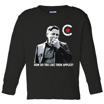 Conservative Party Of Canada How Do You Like Them Apples Pierre Bring It Home Toddler Long Sleeve Shirt
