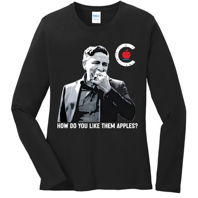 Conservative Party Of Canada How Do You Like Them Apples Pierre Bring It Home Ladies Long Sleeve Shirt
