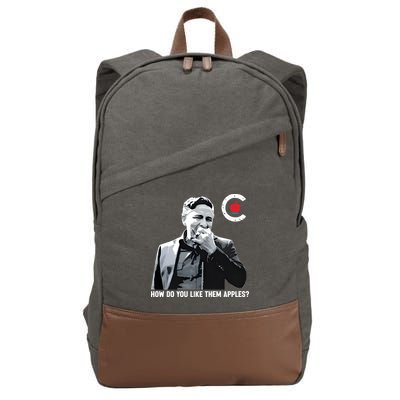 Conservative Party Of Canada How Do You Like Them Apples Pierre Bring It Home Cotton Canvas Backpack