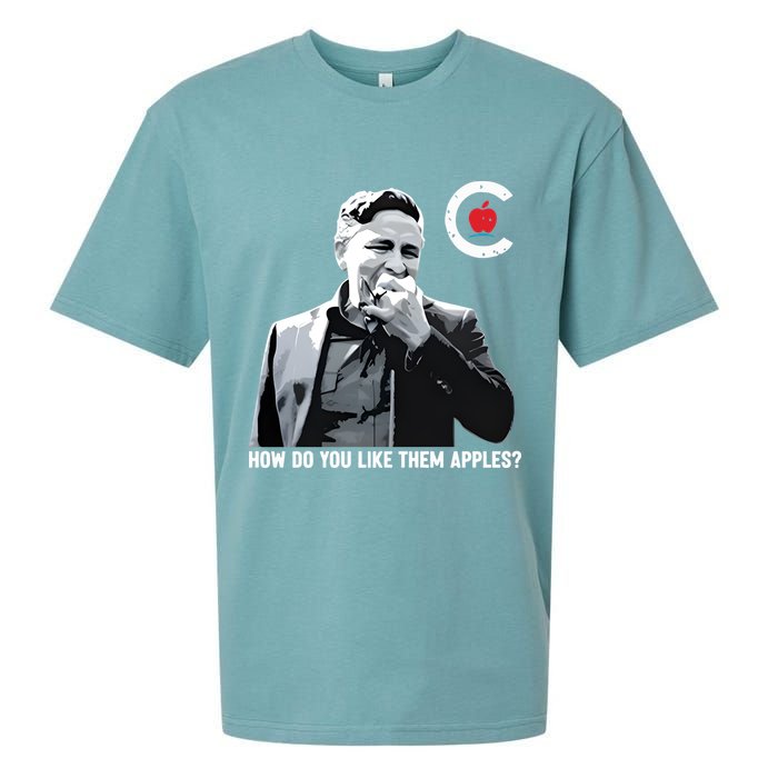 Conservative Party Of Canada How Do You Like Them Apples Pierre Bring It Home Sueded Cloud Jersey T-Shirt