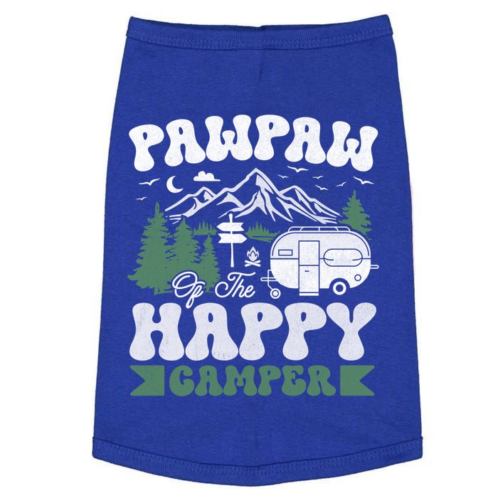 Cute Pawpaw Of The Happy Camper Camping Trip Meaningful Gift Doggie Tank