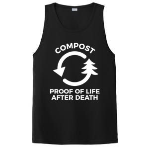 Compost Proof Of Life After Death Composting Gift PosiCharge Competitor Tank