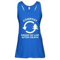 Compost Proof Of Life After Death Composting Gift Ladies Essential Flowy Tank