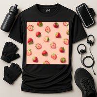 Colorful Pattern of Strawberries Performance Shirt