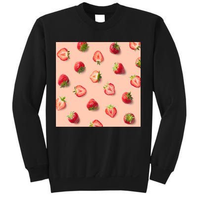 Colorful Pattern of Strawberries Sweatshirt